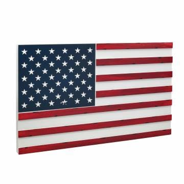Wooden American Flag Wall Art