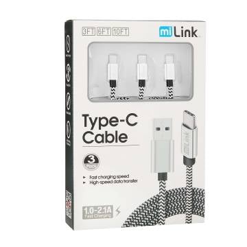 USB-C Cables - 3 Pack