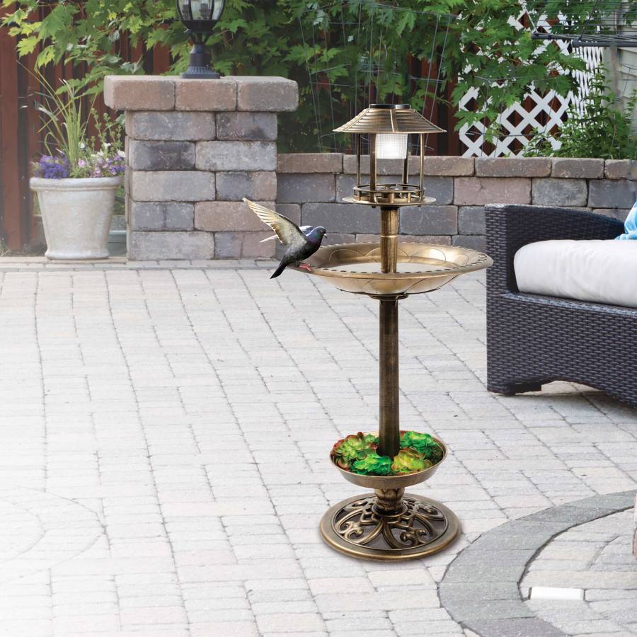 4-in-1 Solar Bird Bath