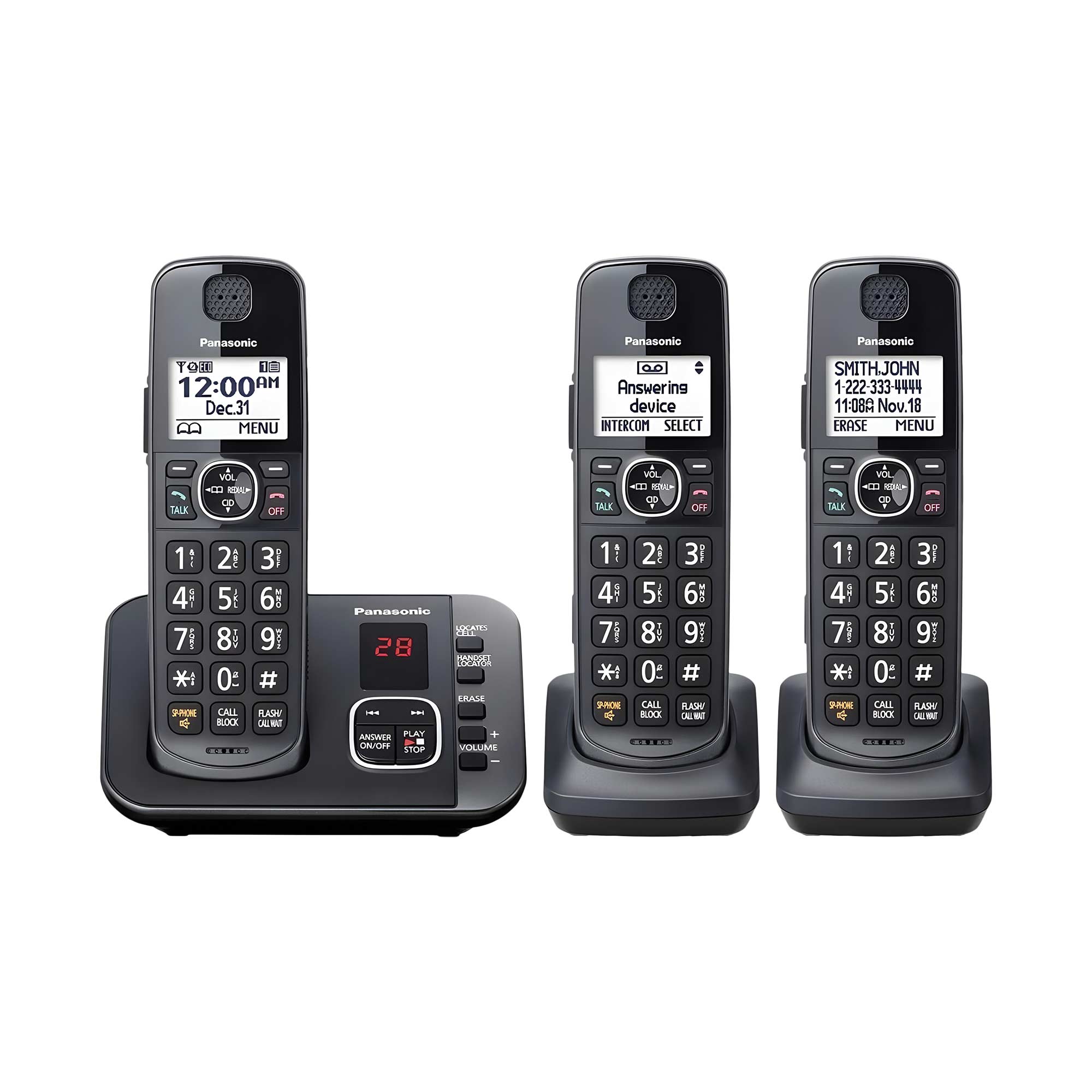 Panasonic 3-Handset Phone System