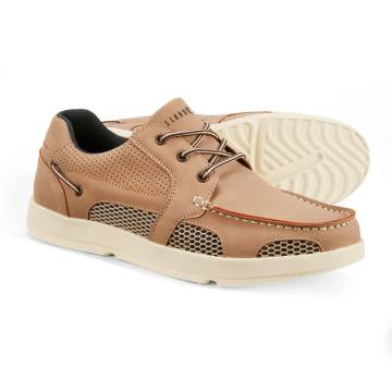 Island Surf Atlantic Boat Shoes - Parchment