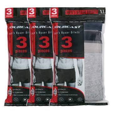 Men's Boxer Briefs - 9 Pack