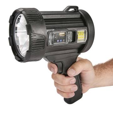Dunamis 3-Pack LED Rechargeable Zoom Flashlights – Super Bright XML-T6 Tactical Torch