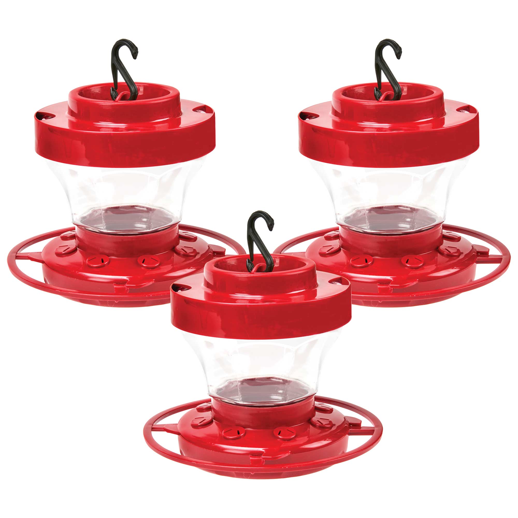 Hummingbird Feeders for Outdoors, Durable Backyard Hanging Bird Feeders 3 Pack