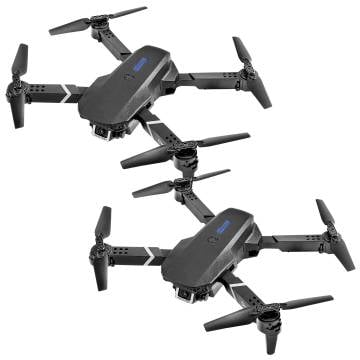 Foldable 4K HD Quadcopter - 2 Pack