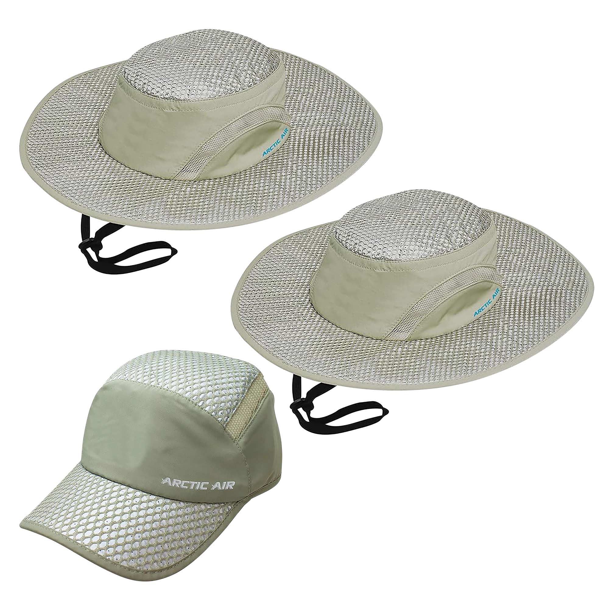 Arctic Air Safari Sun Hat, Boonie Hat w/ UV Protection for Fishing/Hiking 2 Pack