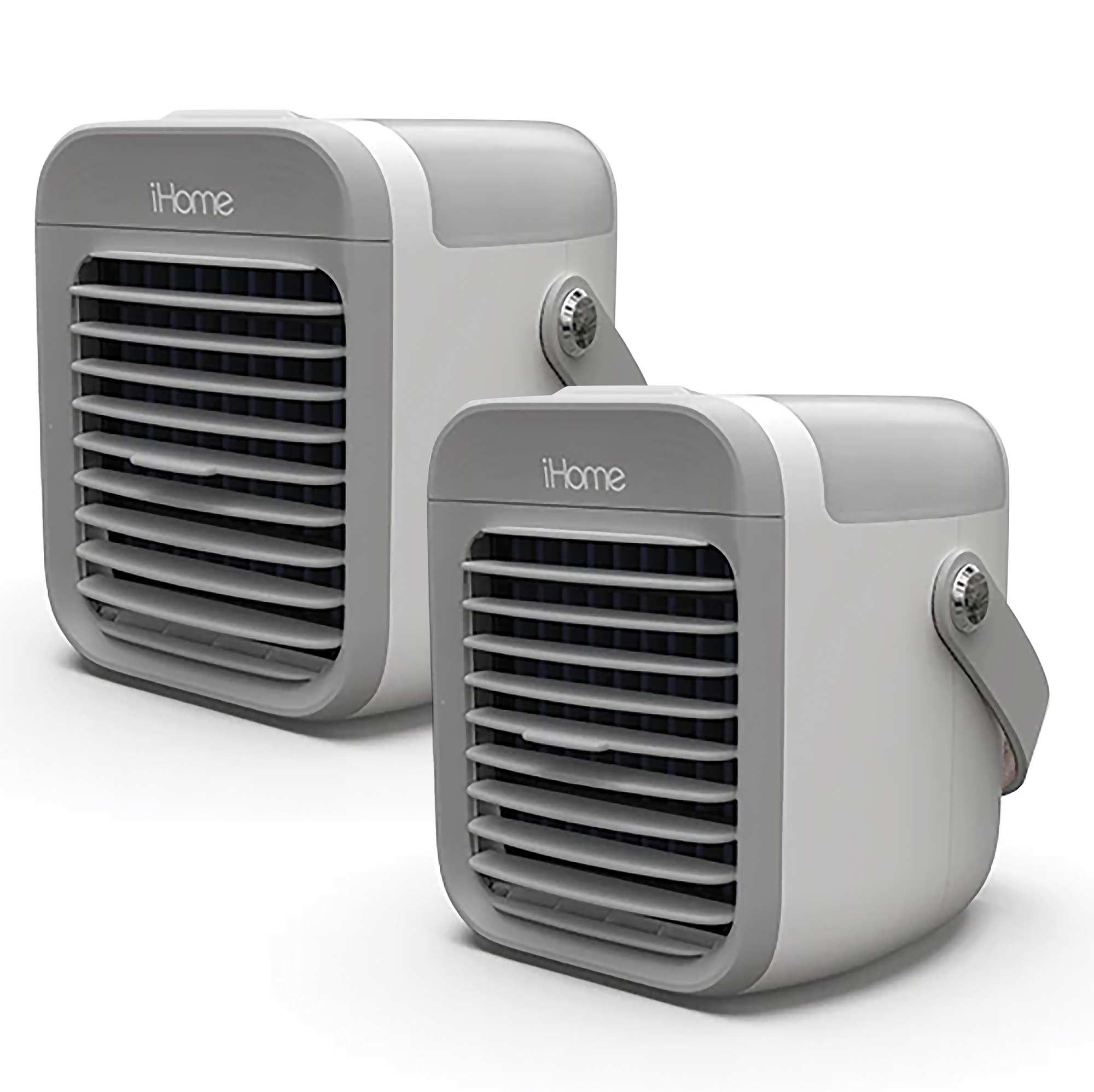 iHome ProCool Mini Chiller, Quiet Portable Mini AC - 2 Pack
