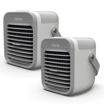 iHome ProCool Mini Chiller, Quiet Portable Mini AC - 2 Pack