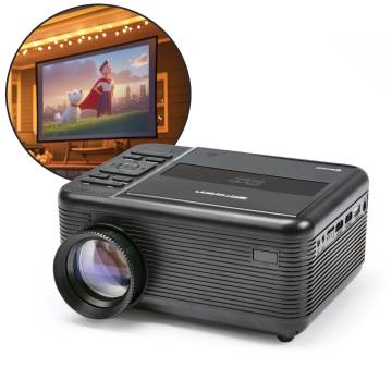 Emerson 150&quot; Portable Projector w/ Built-in DVD Player for Movies &amp; Presentations