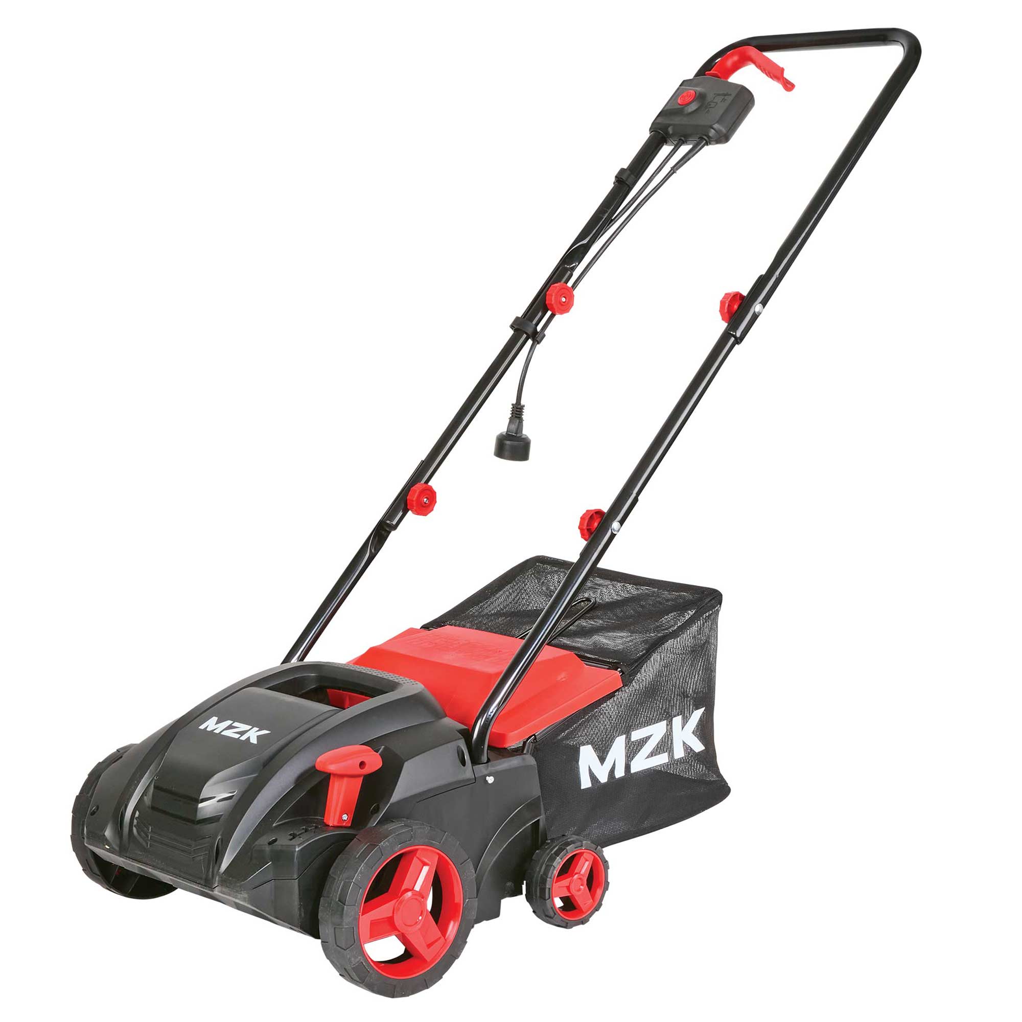 Electric Dethatcher & Scarifier, Powerful Lawn Rake for Healthy Grass Growth