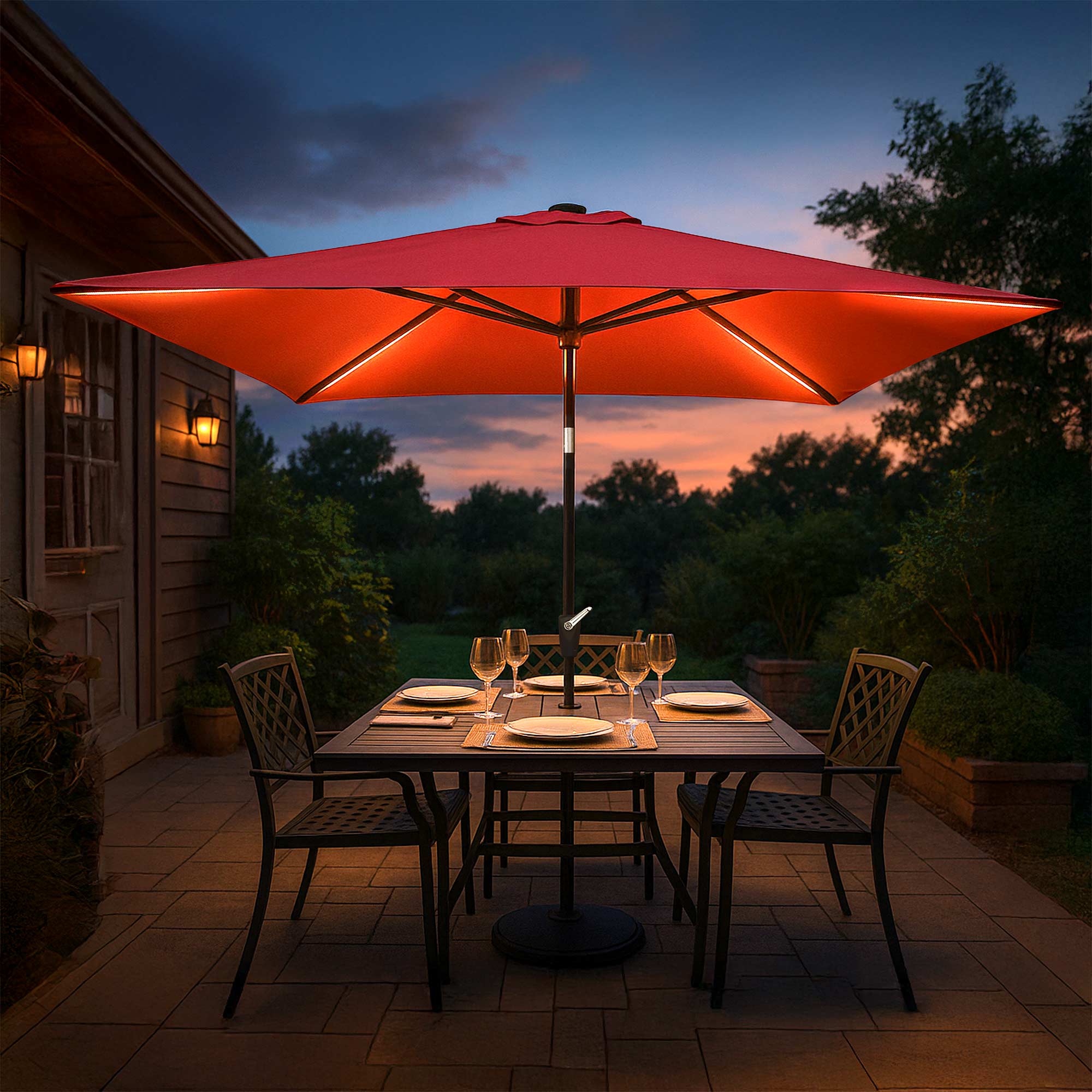 LED Rectangular Umbrella