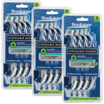 Brookstone Razors - 24 Pack