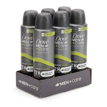 Dove Men+Care 72-Hour Spray - 6 Pack