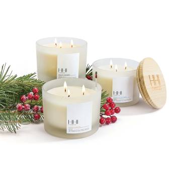 All-Natural Scented Candles - 3 Pack