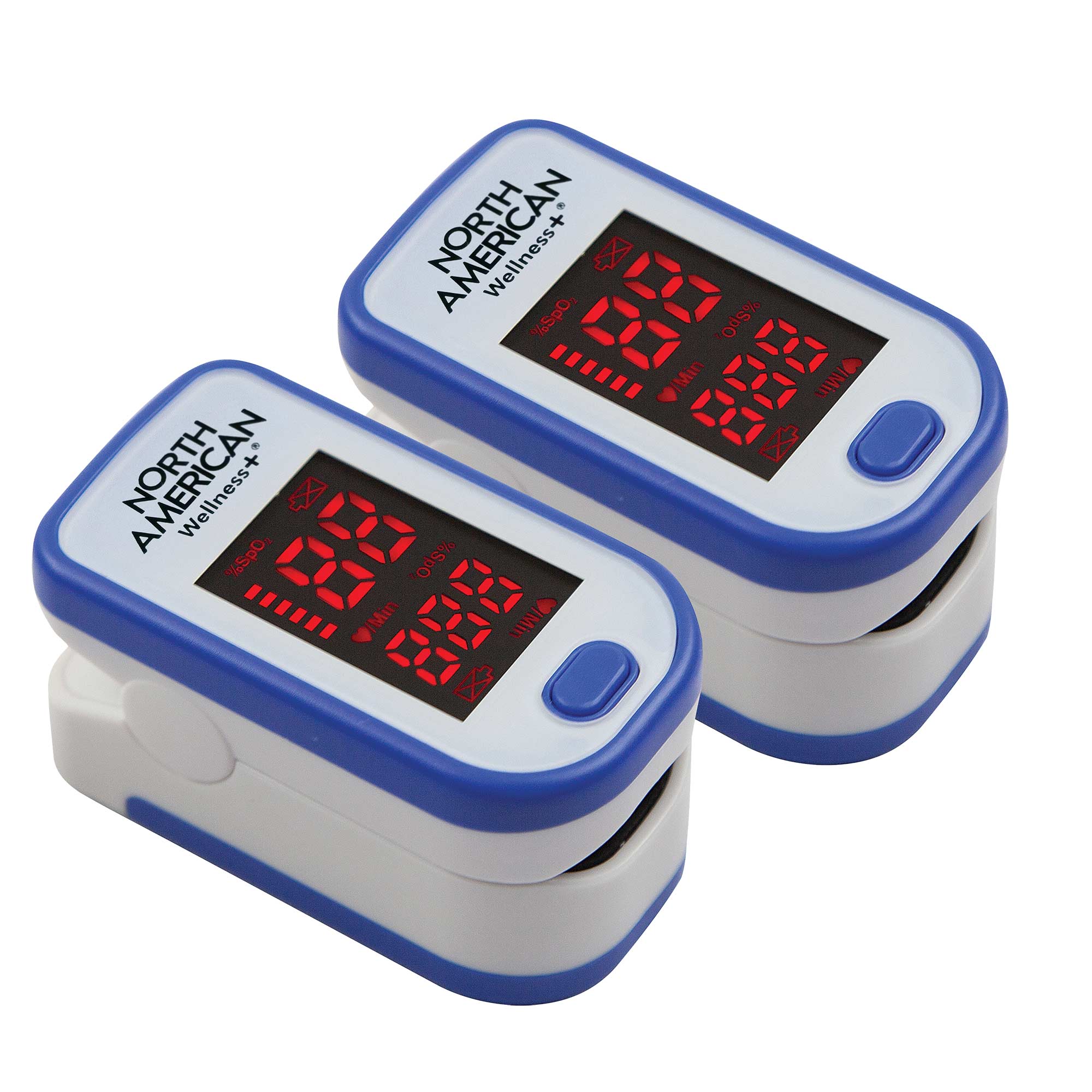 North American Health Oximeter - 2 Pack