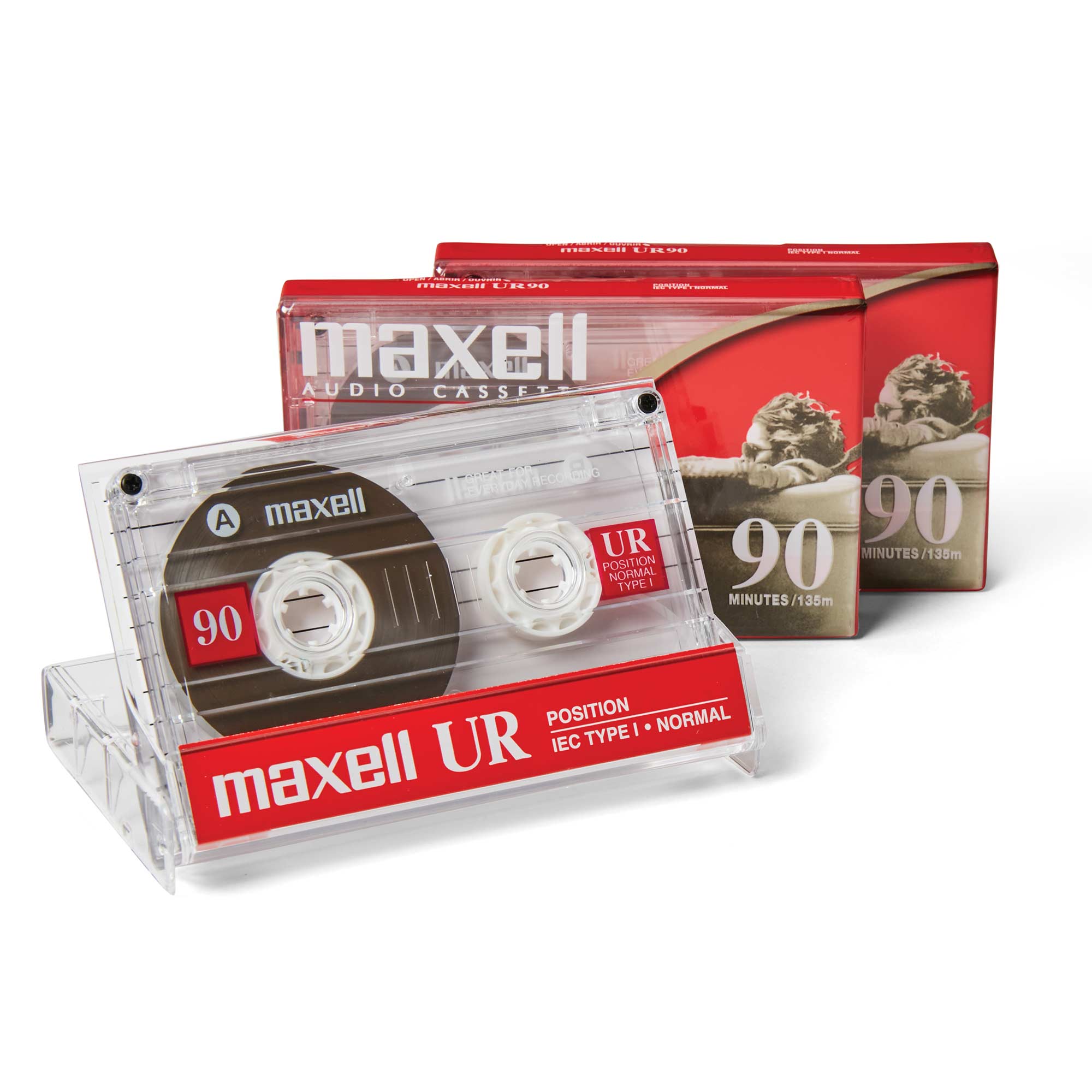 90-Minute Blank Audio Tapes - 3 Pack