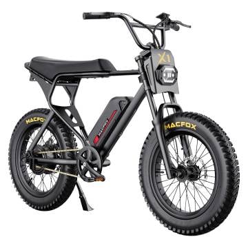 Macfox X1S Commuter Electric Bike - Black