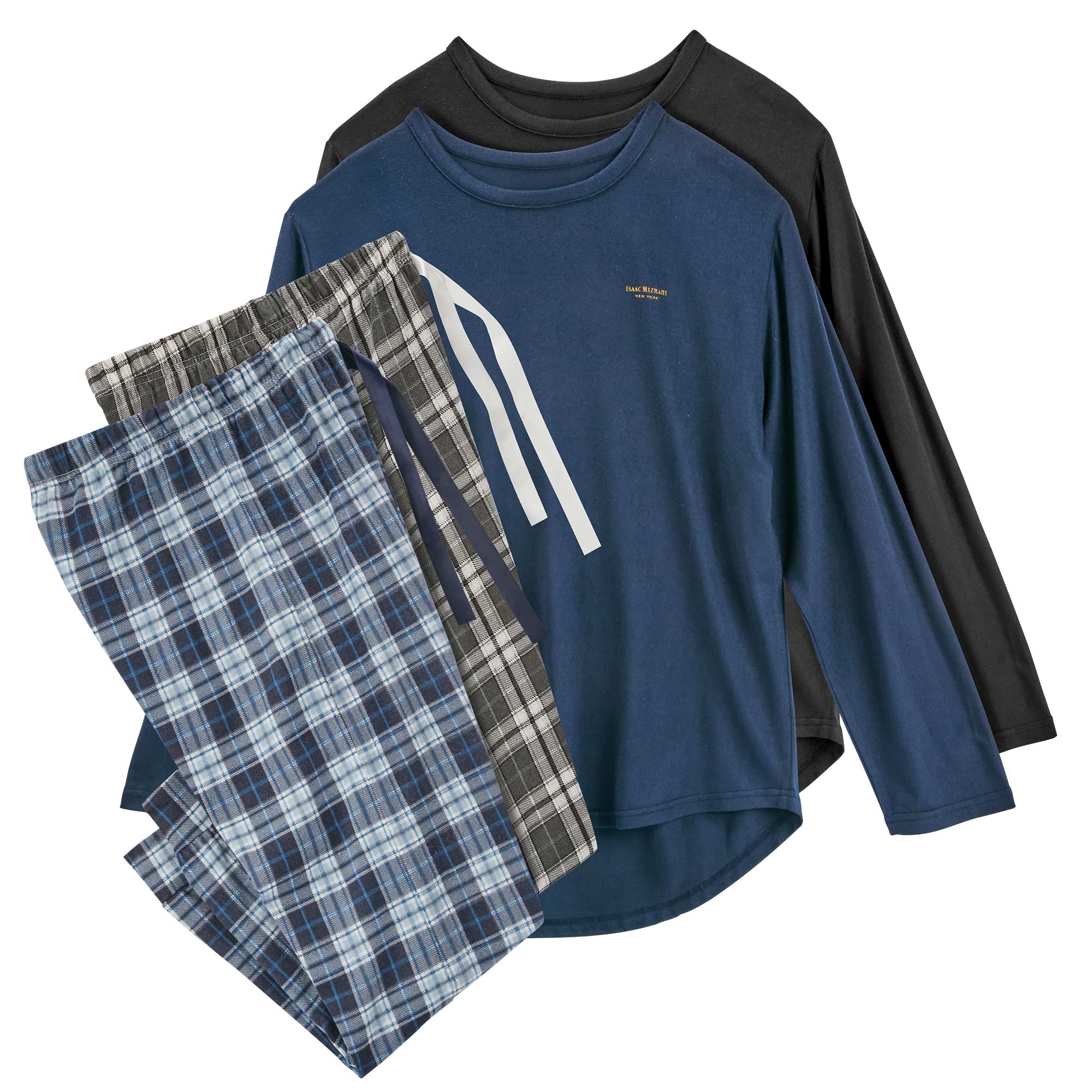 Isaac Mizrahi Plaid PJ Set - 2 Pack