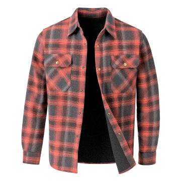 Thermal Lined Flannel - Brick