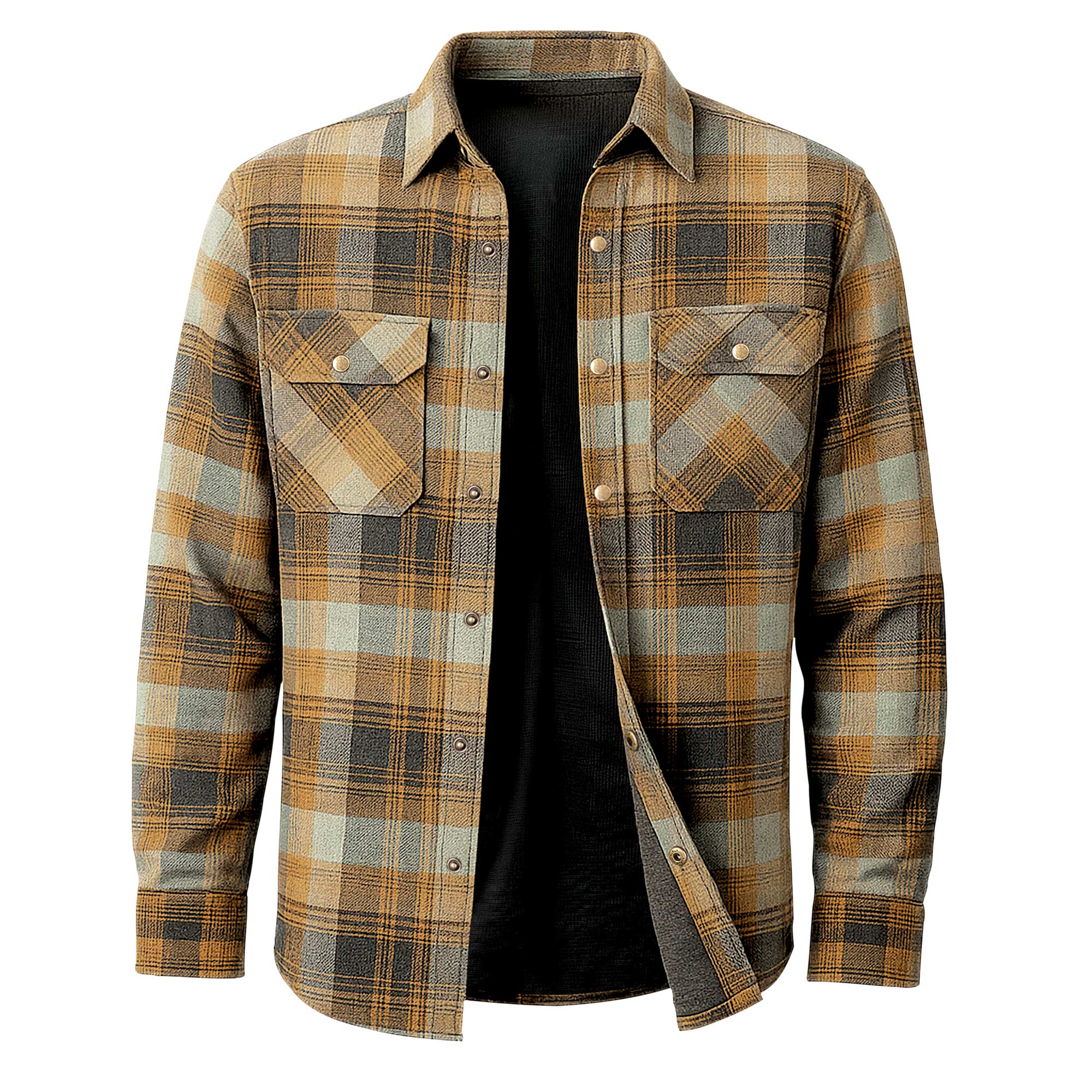 Thermal Lined Flannel - Bronze