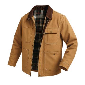 Men's Canvas Barn Coat - Tan