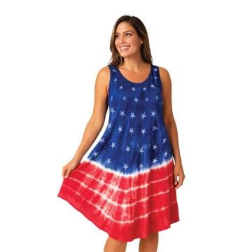 Patriotic Sleeveless Dress