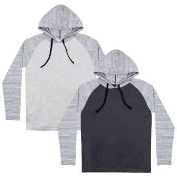 Homerun Hoodie - 2 Pack Char/Ecru