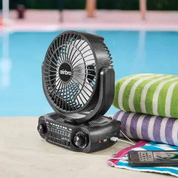 Portable Solar Fan/Radio