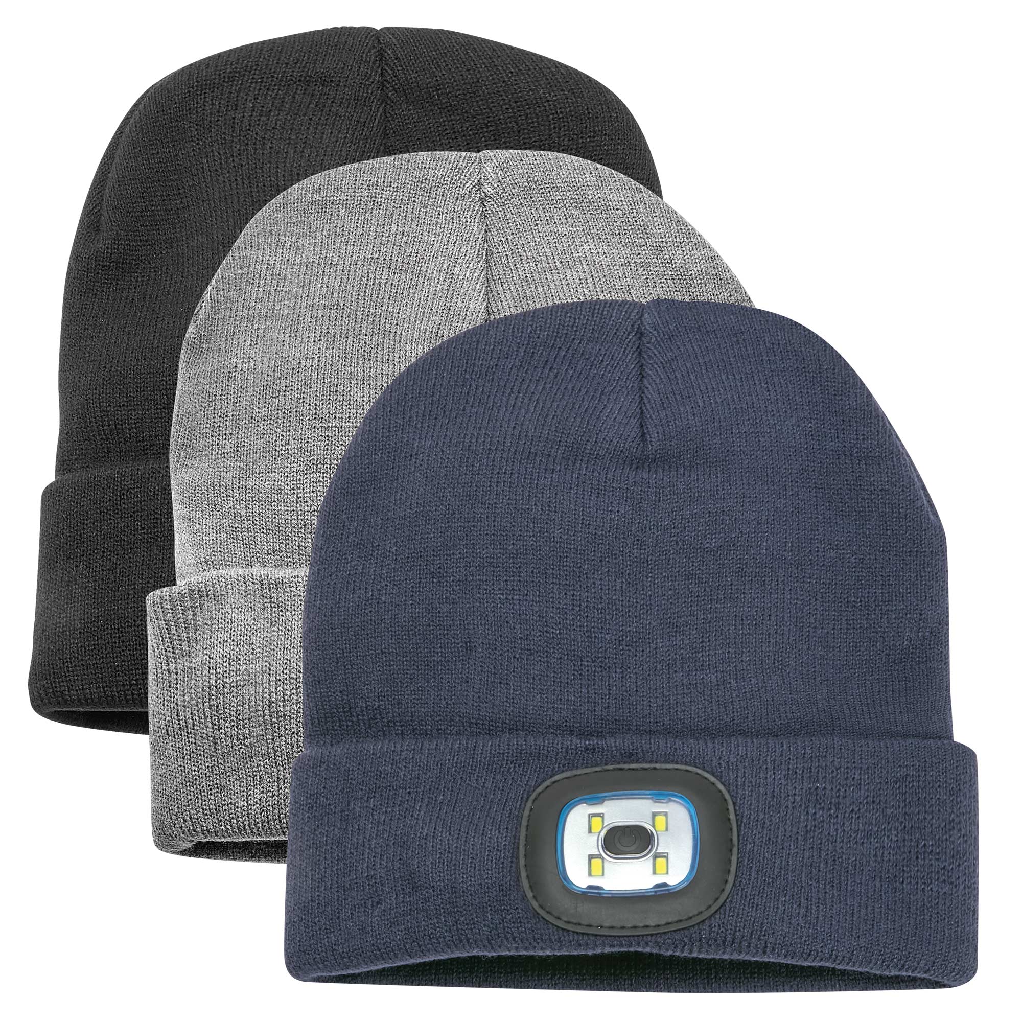 LED Beanie - 3 Pack