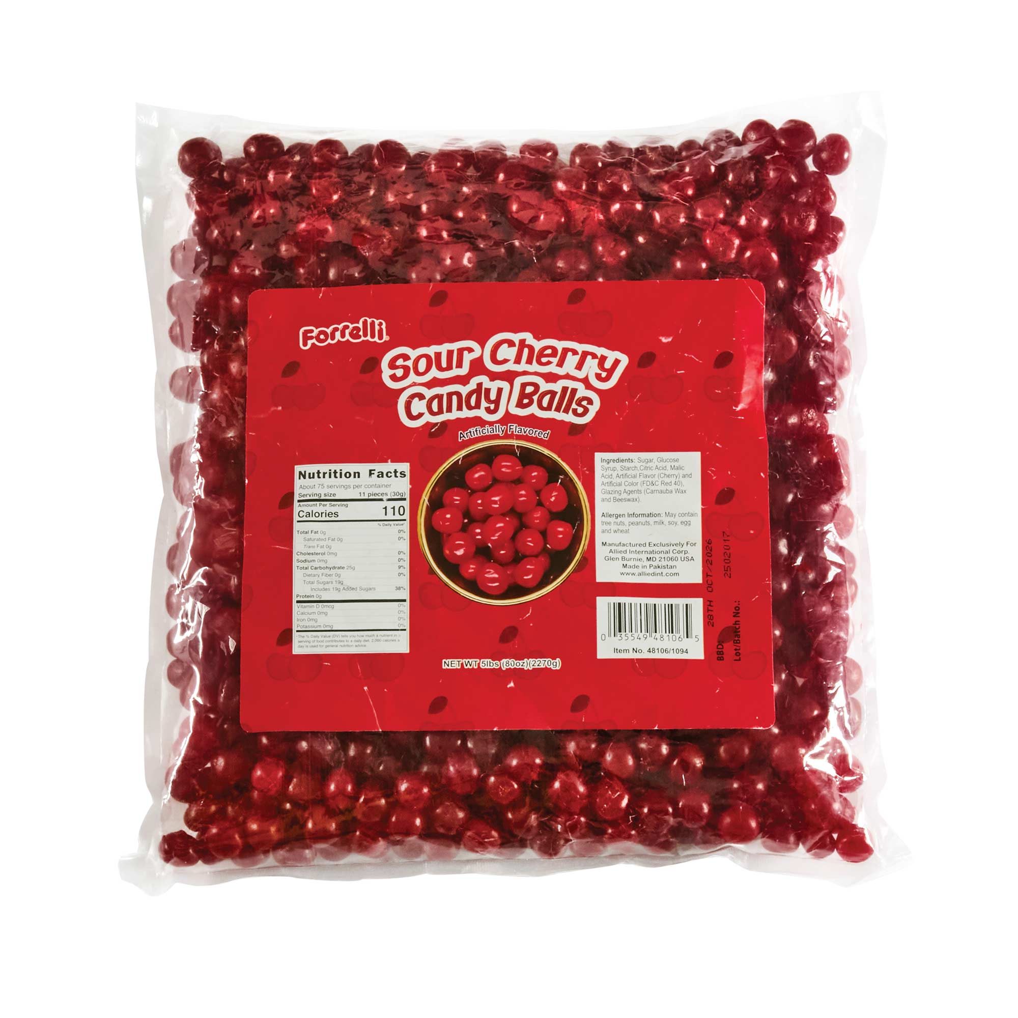 5 Pounds of Sour Cherry Balls