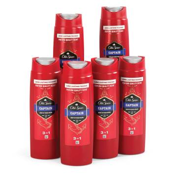 Old Spice 3-in-1 Wash - 6 Pack Captain