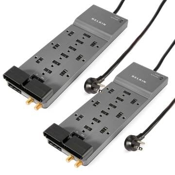 Belkin 12-Outlet Surge Protector - 2 Pack
