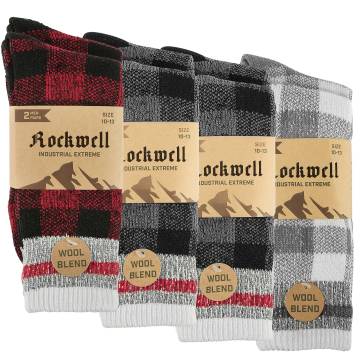 Buffalo Wool Socks - 8 Pack