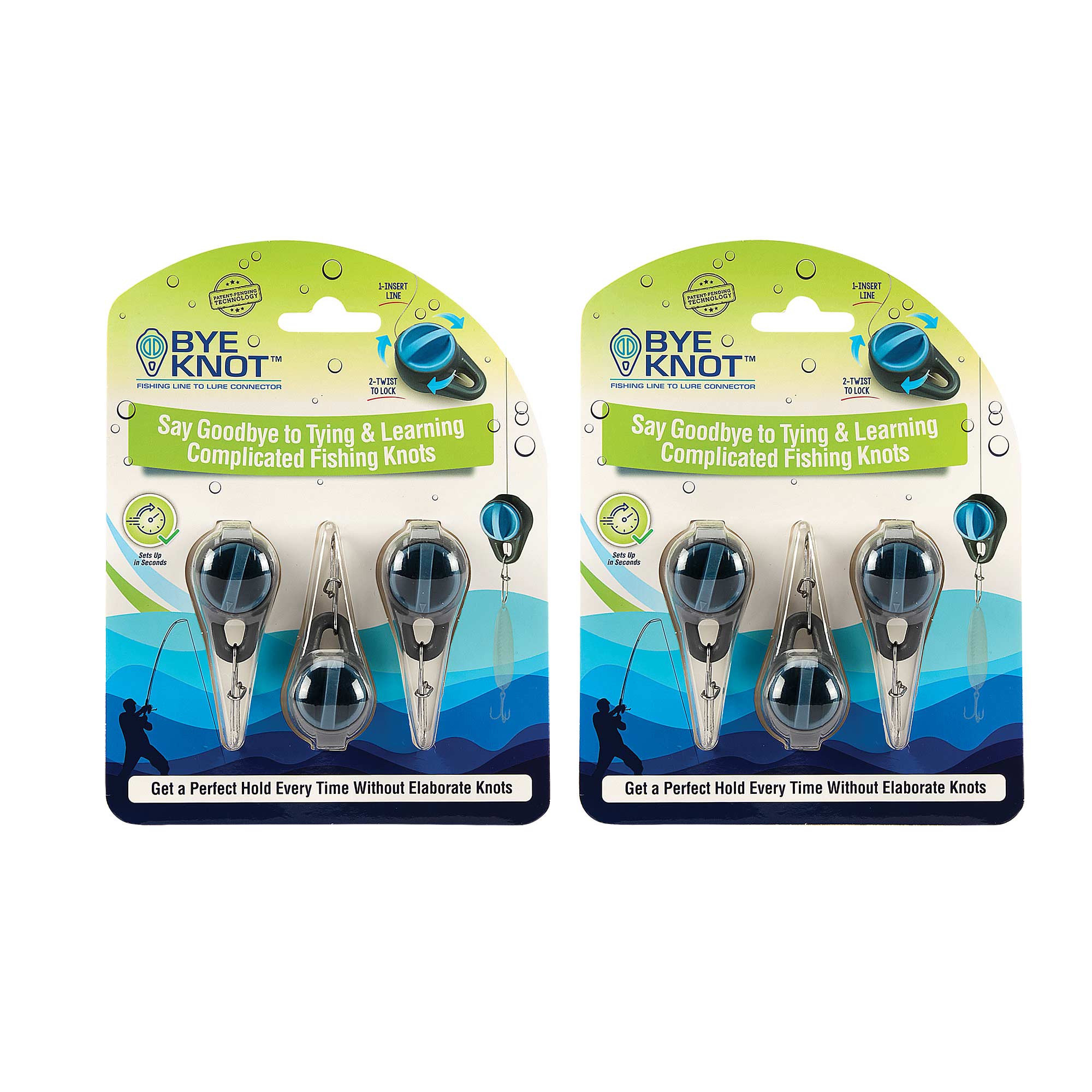 ByeKnot Fish Knot Tying Tool - 6 Pack