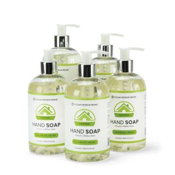 12oz Bottle of Hand Soap - 5 Pack Cotton