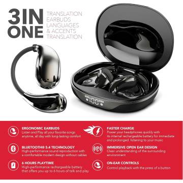 RCA 3-in-1 Translating Earbuds