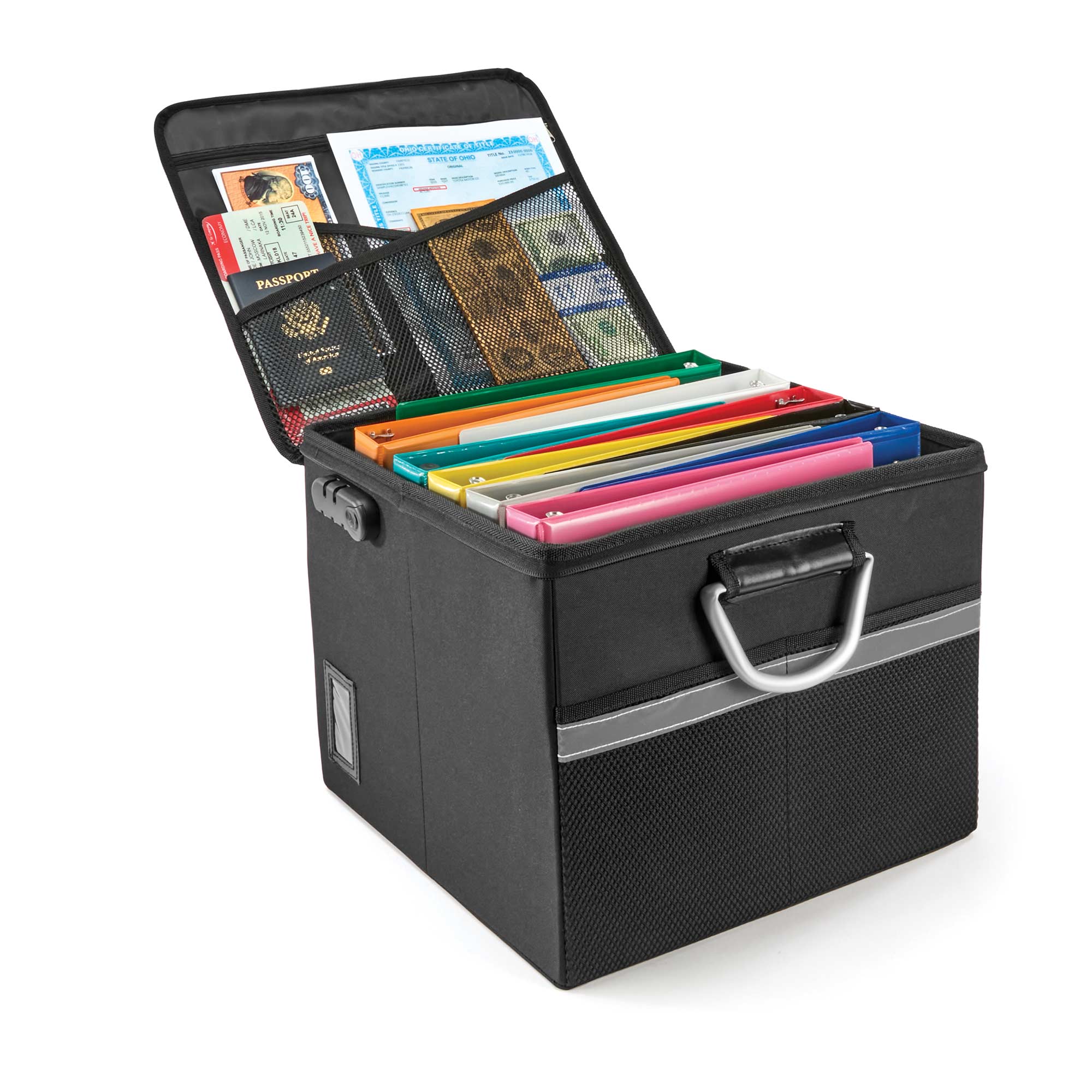 Fire-Resistant File Box w/ Lock