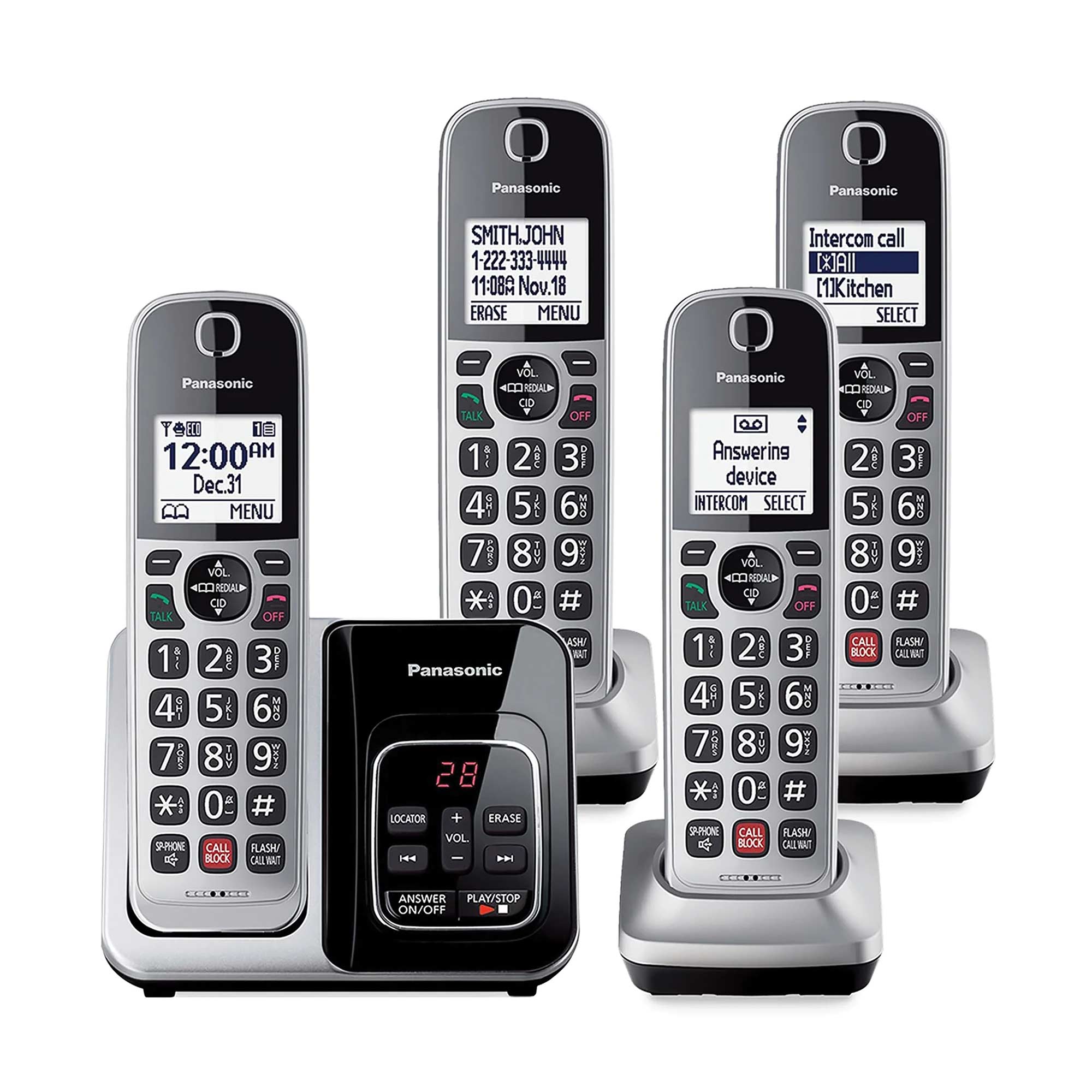Panasonic 4-Handset System w/ Smart Call Block