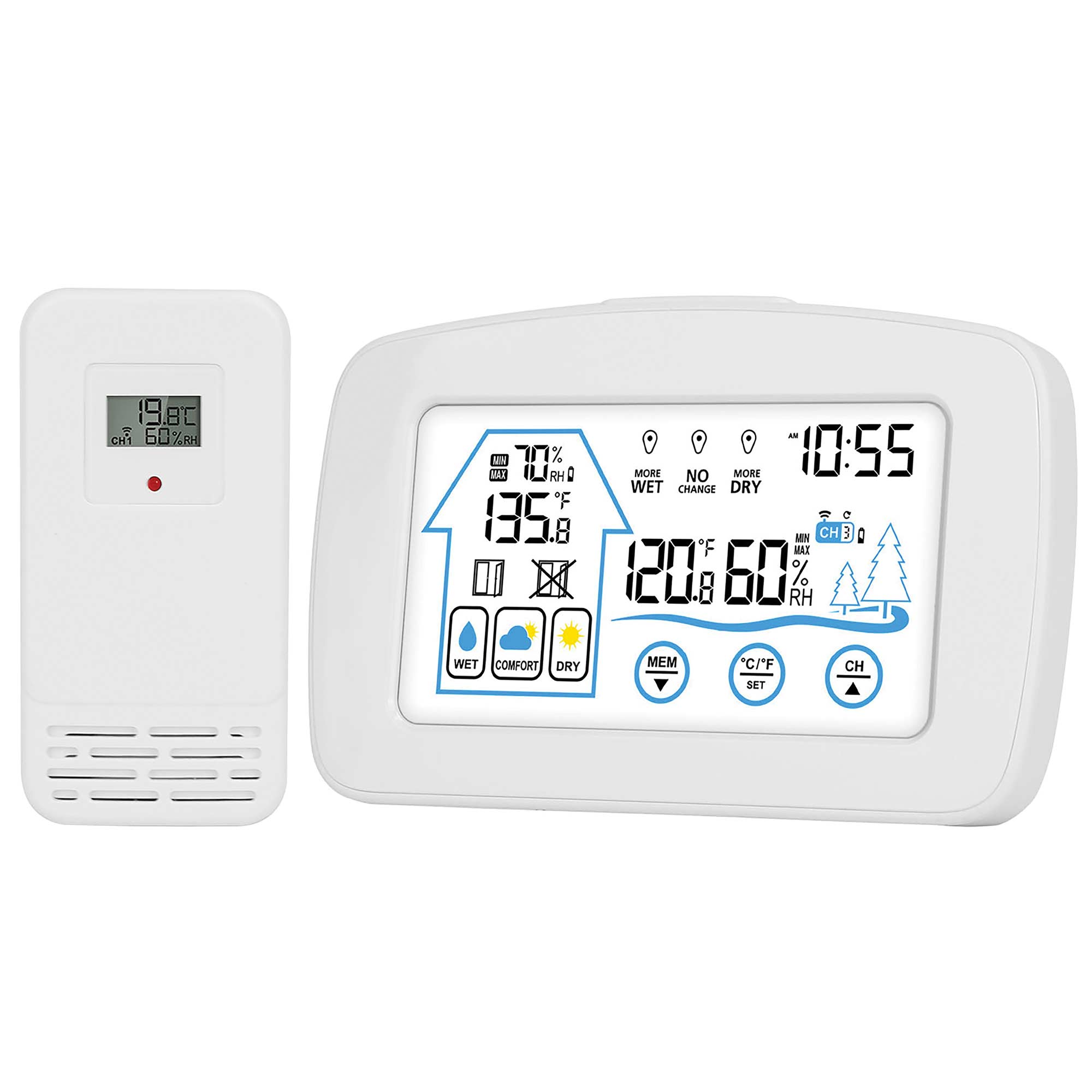 Wireless Weather Station w/ Clock