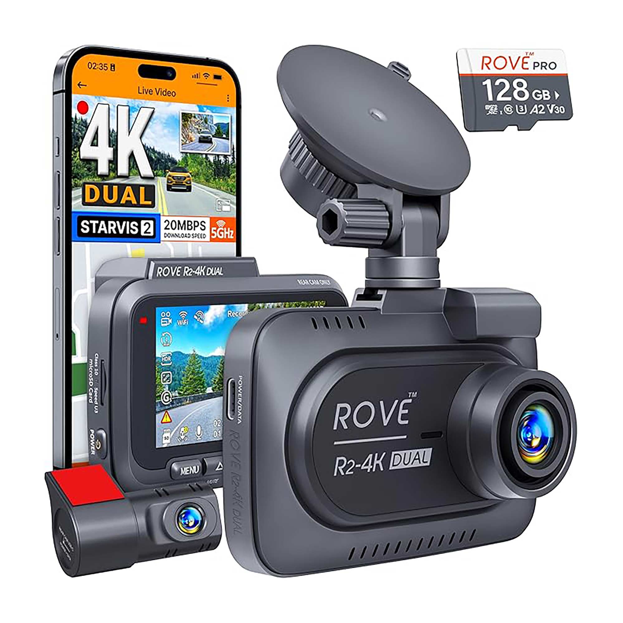 Rove Dual Dash Cam