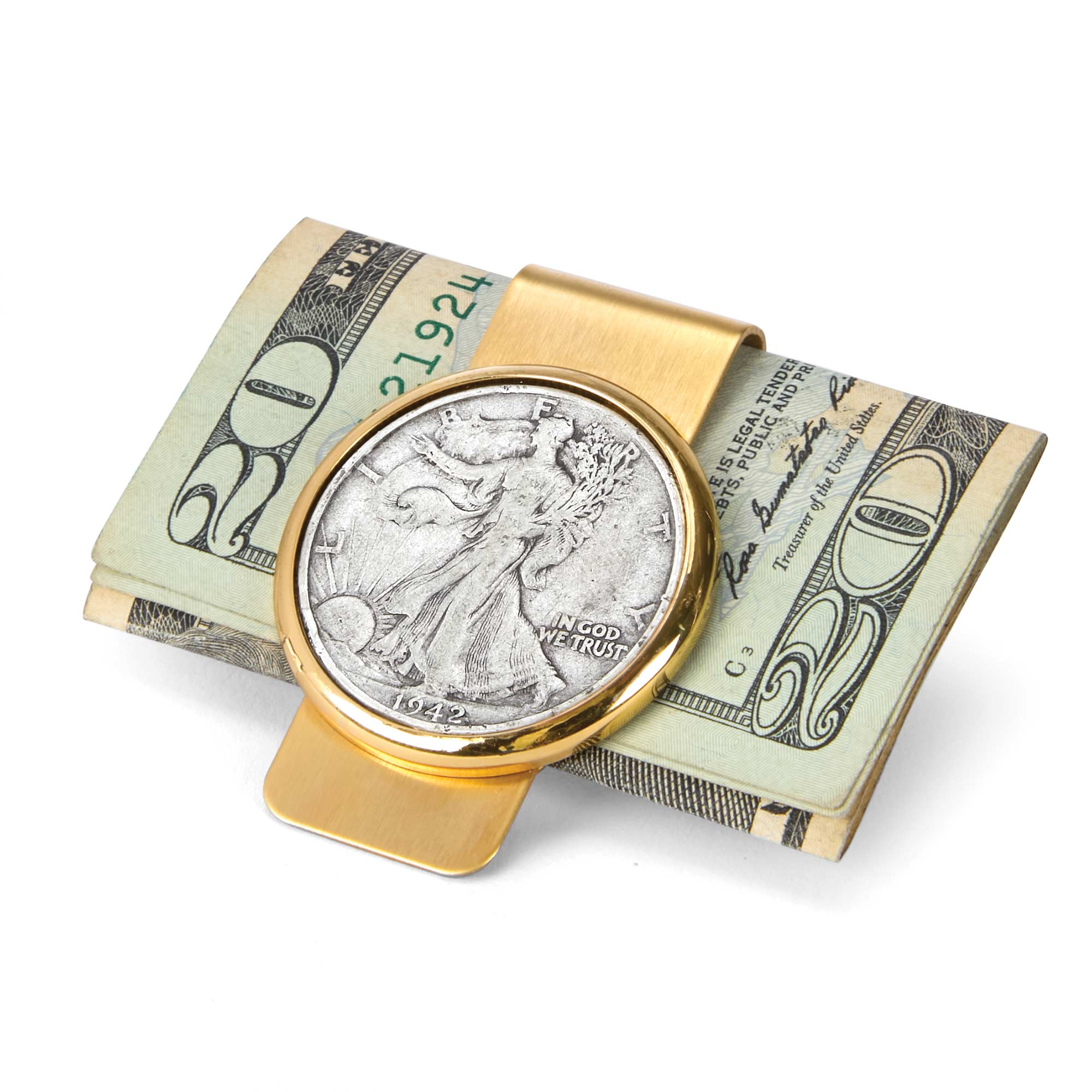 Walking Liberty Money Clip