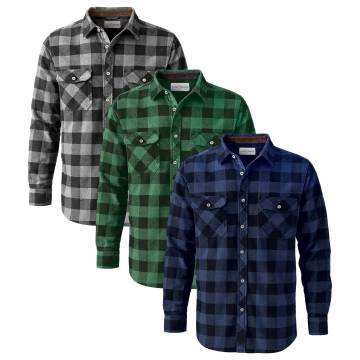Men's Buffalo Flannels - 3 Pack N/C/G