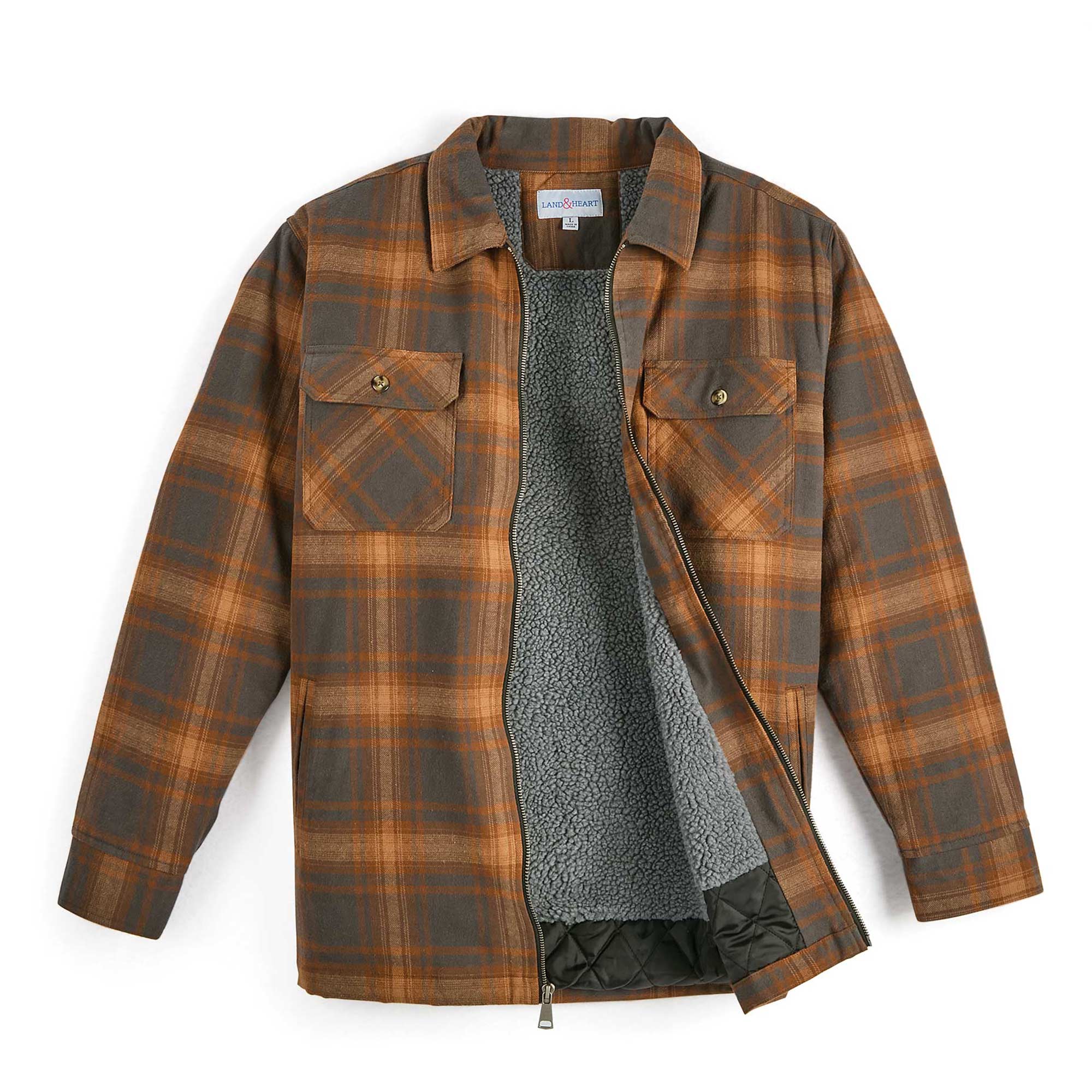 Sherpa Lined Flannel - Buck