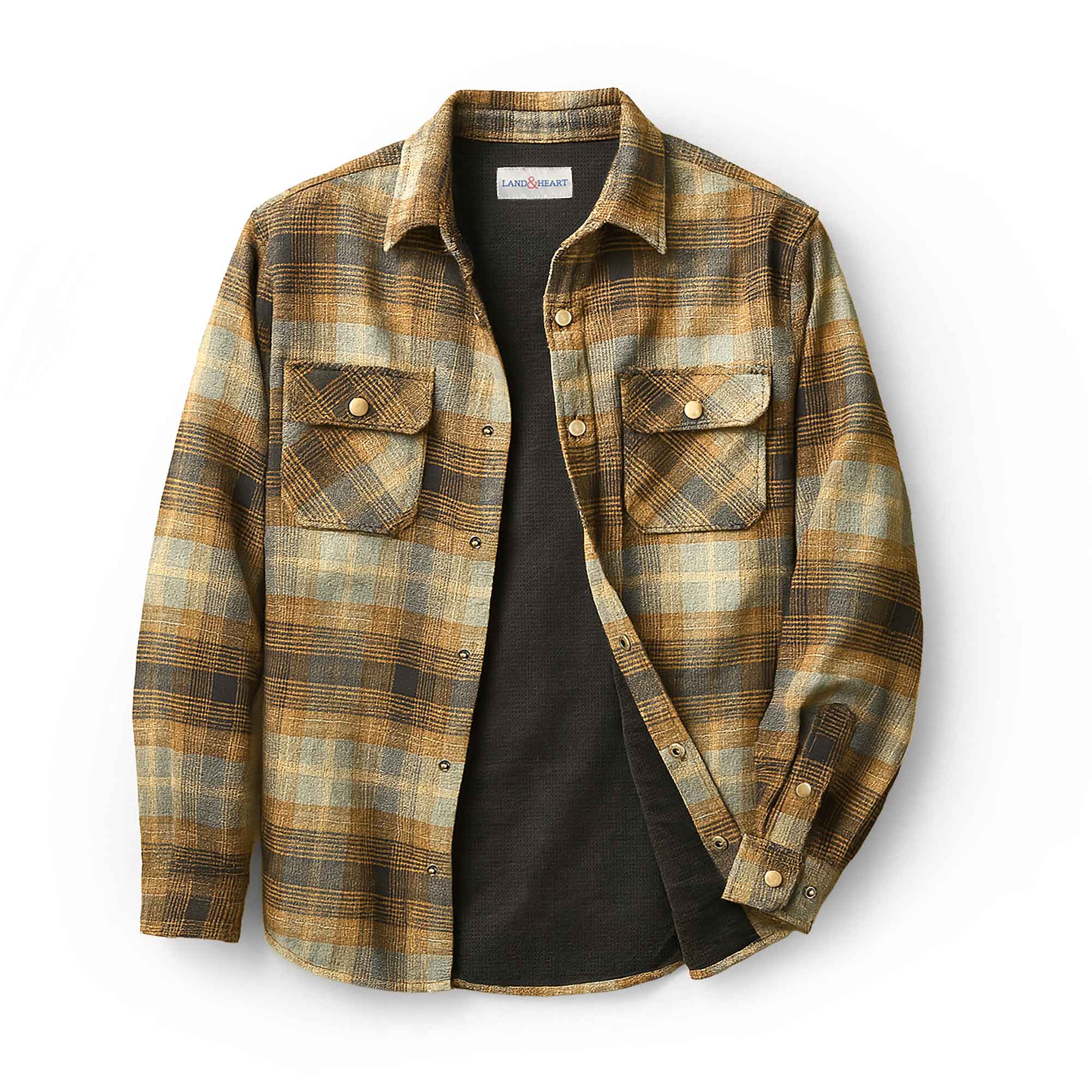 Land&Heart Thermal Lined Flannel - Bronze