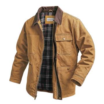 Men's Canvas Barn Coat - Tan