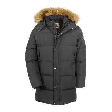 Land&amp;Heart Men's Hooded Parka - Black