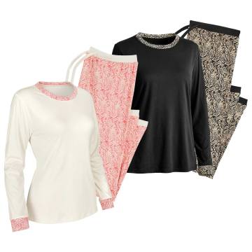Animal Print Pajama Set - 2 Pack