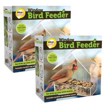 Window Bird Feeder - 2 Pack