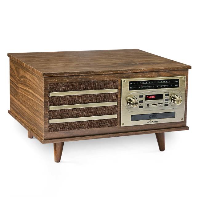 Victor 8-in-1 Retro Music Center