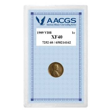 XF40 Graded Penny